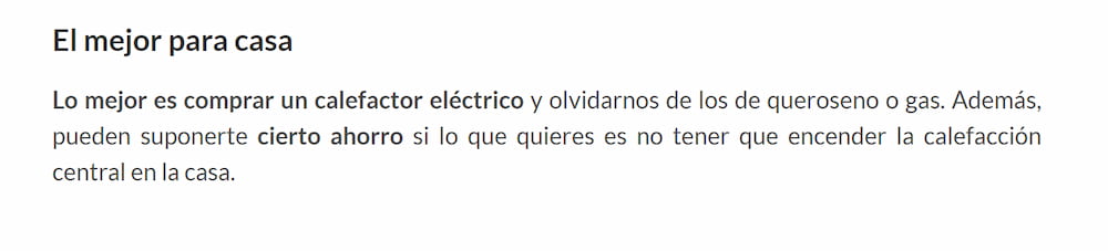 OCU radiadores eléctricos